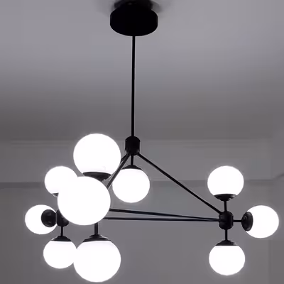 لوستر مدل مدرن طرح مولکولی کد ‌‌‌002