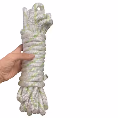 طناب صخره نوردی مدل ابریشمی کد GRWH-13mm طول 20 متر