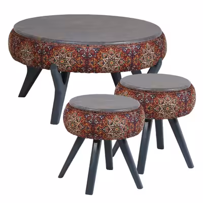 میز پذیرایی مدل AK-97 مجموعه 3 عددی