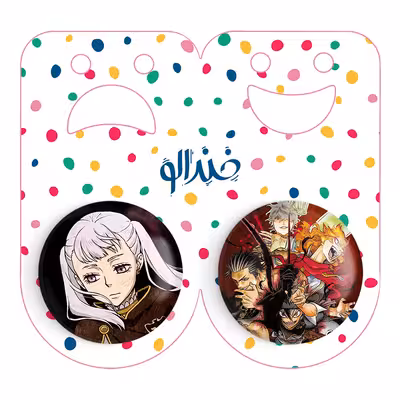 پیکسل خندالو مدل آستا و کاپیتان یامی و نوئل سیلوا انیمه بلک کلاور کد 1173511731 مجموعه 2 عددی