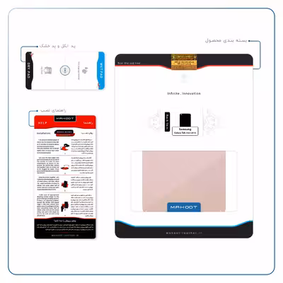 برچسب پوششی ماهوت مدل Rose Gold Leather مناسب برای تبلت سامسونگ Galaxy Tab 3 8.0 2013 T315