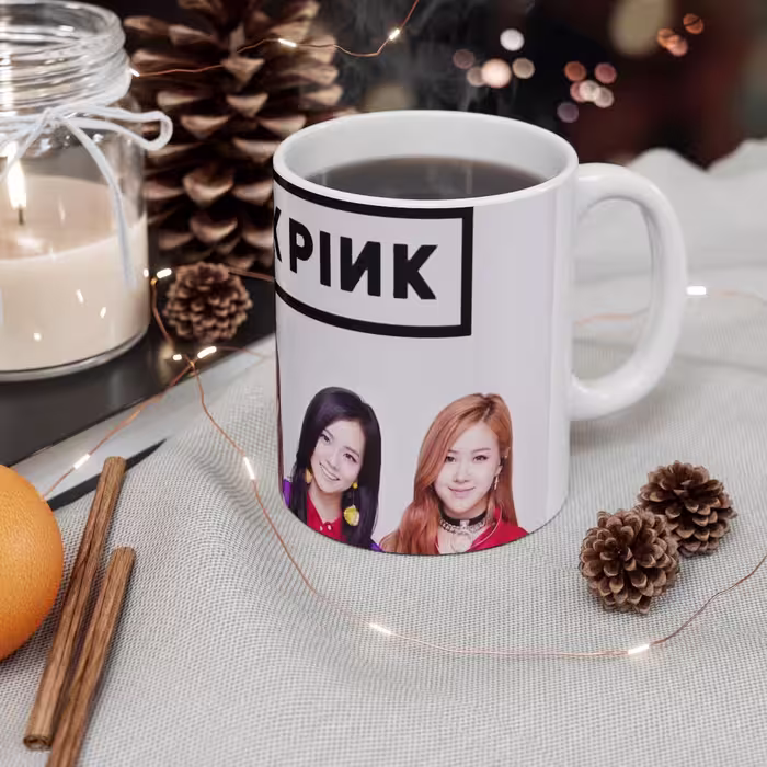 ماگ طرح بلک‌پینک BPK009 BLACKPINK 