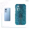 برچسب پوششی ماهوت مدل Blue Snake Skin مناسب برای گوشی موبایل شیائومی 12X