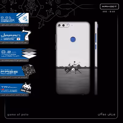 برچسب پوششی ماهوت مدل game of polo-FullSkin مناسب برای گوشی موبایل هوآوی Y7 Prime 2018