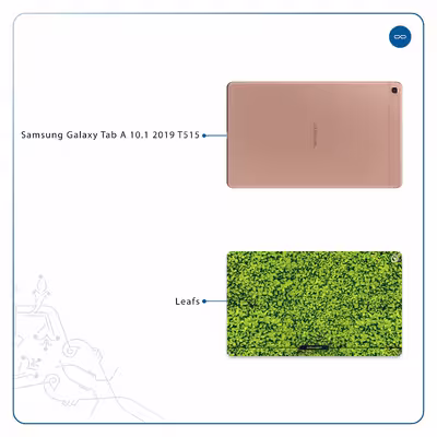 برچسب پوششی ماهوت مدل Leafs مناسب برای تبلت سامسونگ Galaxy Tab A 10.1 2019 T515