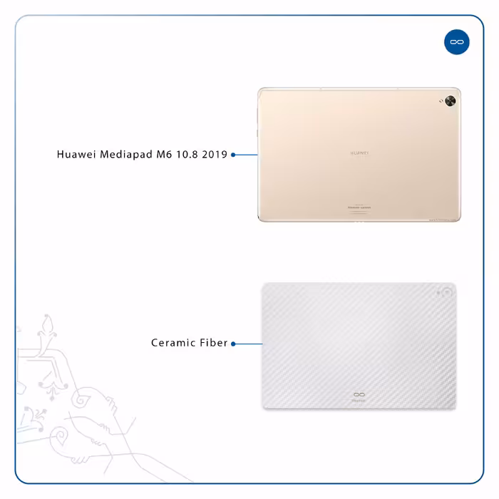 برچسب پوششی ماهوت مدل Ceramic-Fiber مناسب برای تبلت هوآوی Mediapad M6 10.8 2019