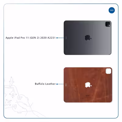 برچسب پوششی ماهوت مدل Buffalo-Leather مناسب برای تبلت اپل iPad Pro 11 (GEN 2) 2020 A2231
