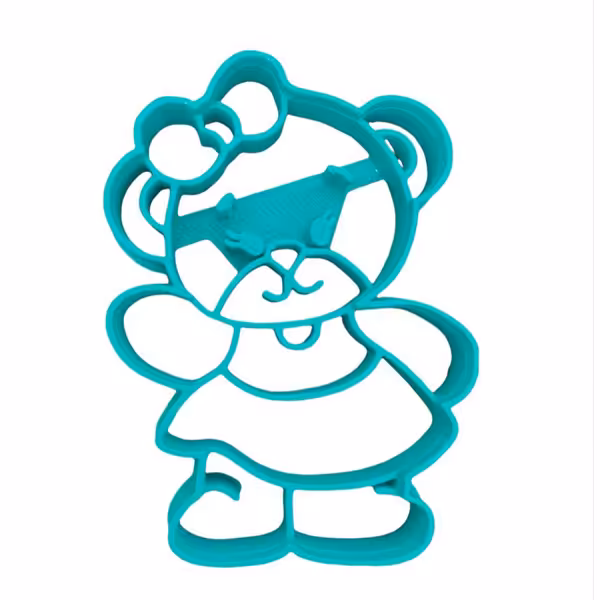 کاتر شیرینی مدل خرس 1