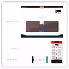 برچسب پوششی ماهوت مدل Matte-Dark-Brown-Leather مناسب برای تبلت اپل iPad Pro 10.5 2017 A1709