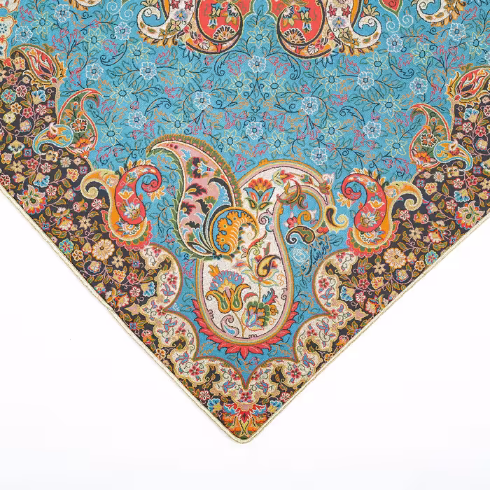 رومیزی ترمه رضایی طرح آسمان مدل مربع