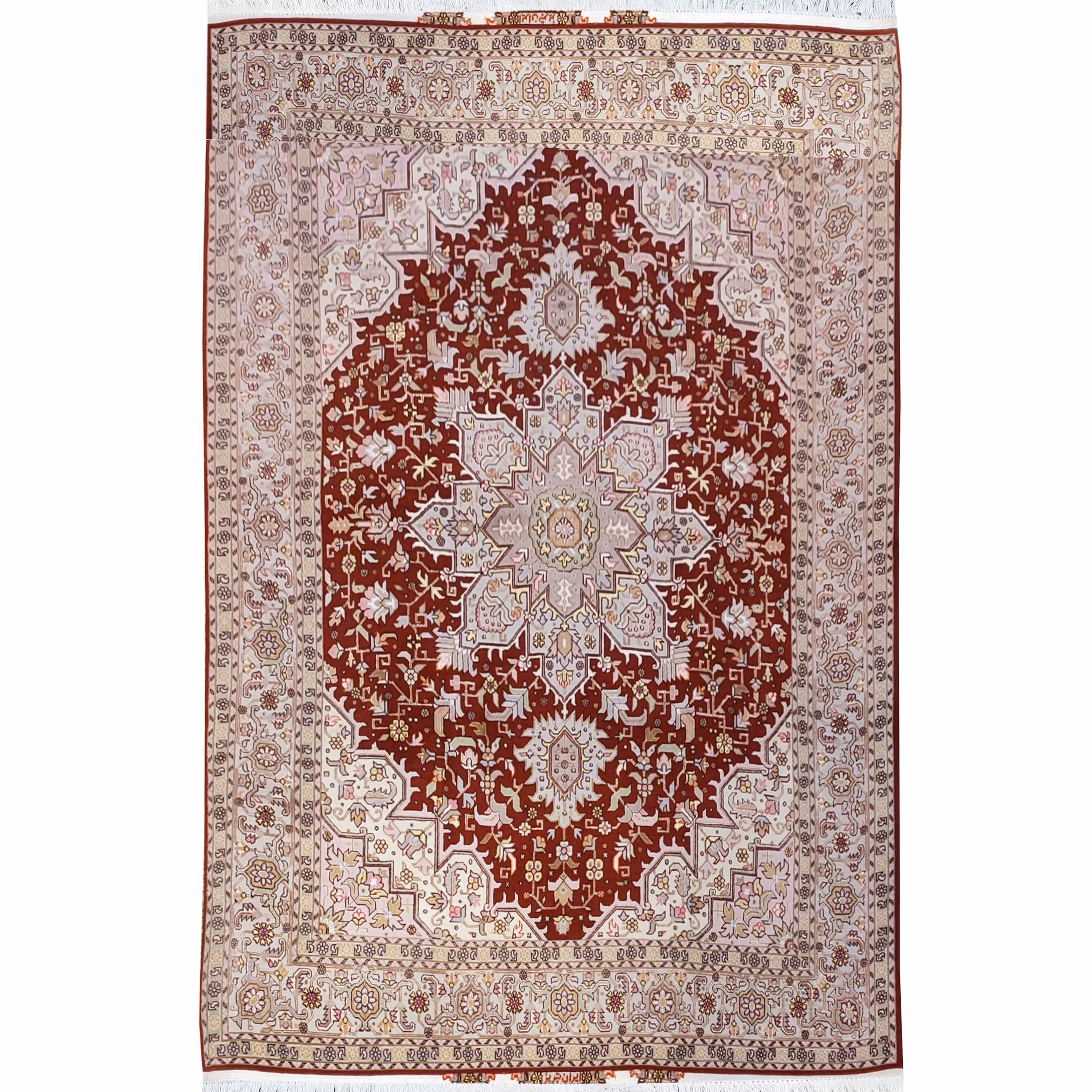 فرش دستبافت سه و نیم متری طرح هریس کد SH 65