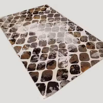 فرش ماشینی ساوین طرح وینتیج گندم زمینه کرم