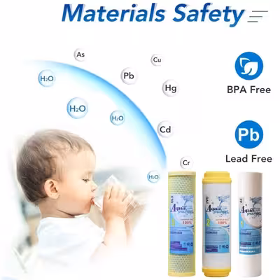 فیلتر دستگاه تصفیه آب آکوا پیورست مدل GOLDEN- PRO TW04 مجموعه 4 عددی