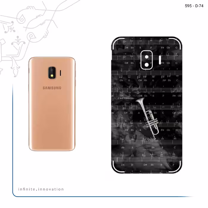 برچسب پوششی ماهوت مدل Trumpet مناسب برای گوشی موبایل سامسونگ Galaxy J2 Core