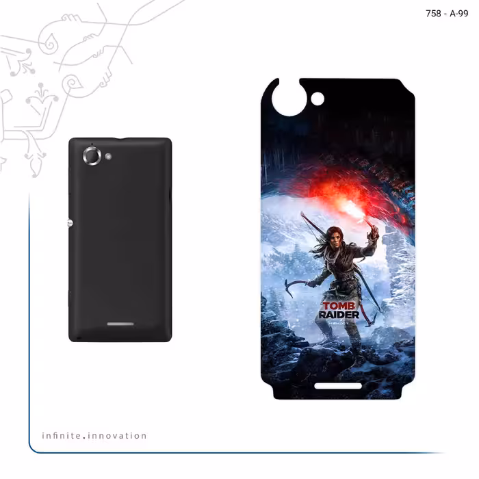 برچسب پوششی ماهوت مدل Tomb Raider Game Series مناسب برای گوشی موبایل سونی Xperia L