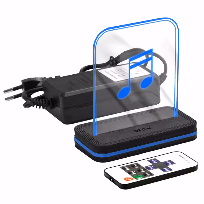 چراغ رومیزی نئون مدل CHG2_BLUE_AC