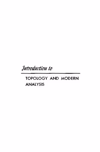 خرید و دانلود نسخه کامل کتاب Introduction to topology and modern amalysis
