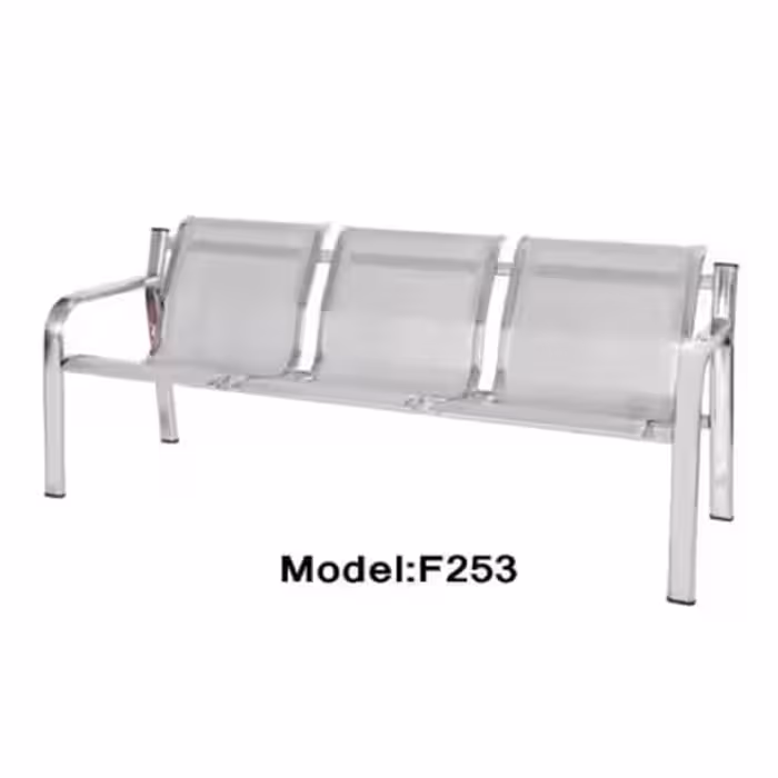 نيمكت پانچ 3 نفره برند شفق مدل F253 (مدل اف و خطي)