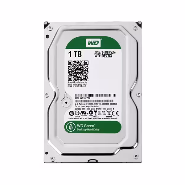 هارد اینترنال 1 ترابایت سبز وسترن گارانتی اصلی