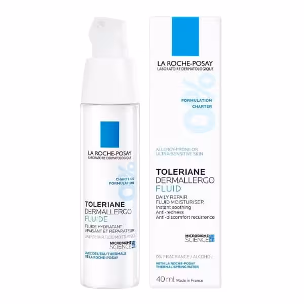 فلوئید مرطوب کننده لاروش پوزای تولرین درمالرگو اصل 40 میل