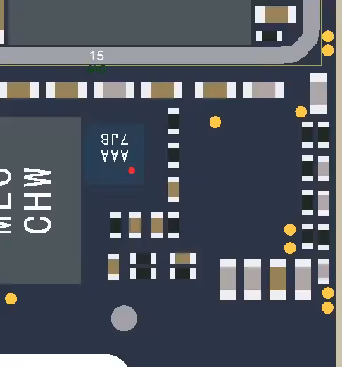 آی سی مقایسه کننده ولتاژ آیفون ایکس اس مکس | (U6020)(IC Voltage Comparator iPhone XS Max (SCY9920175
