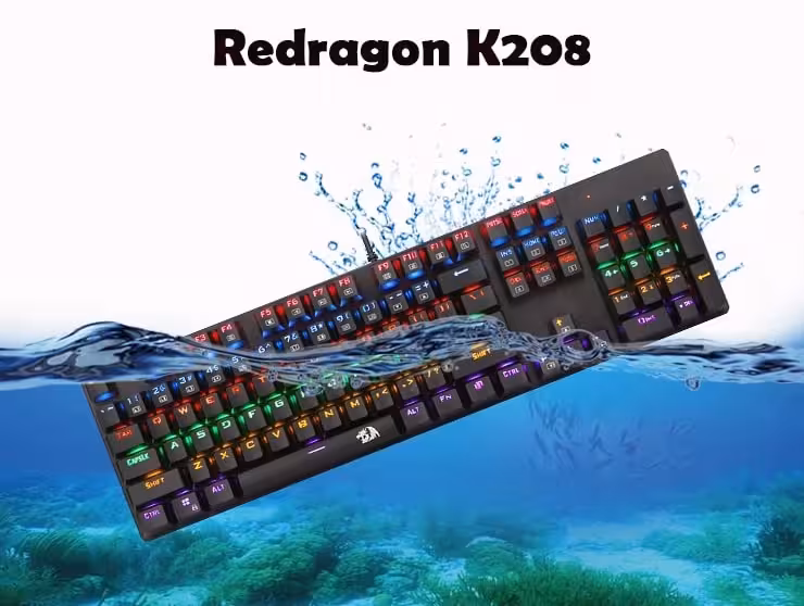 کیبورد گیمینگ مکانیکال RedDragon K208