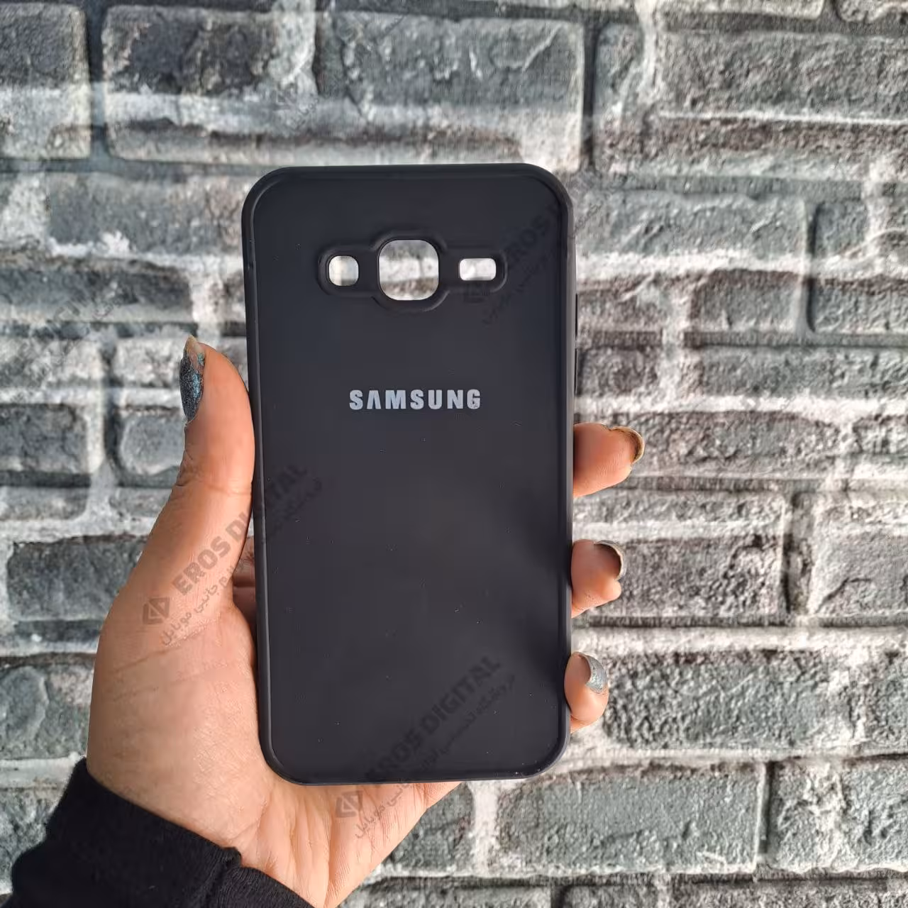 قاب سامسونگ J510 طرح سیلیکونی محافظ لنز دار