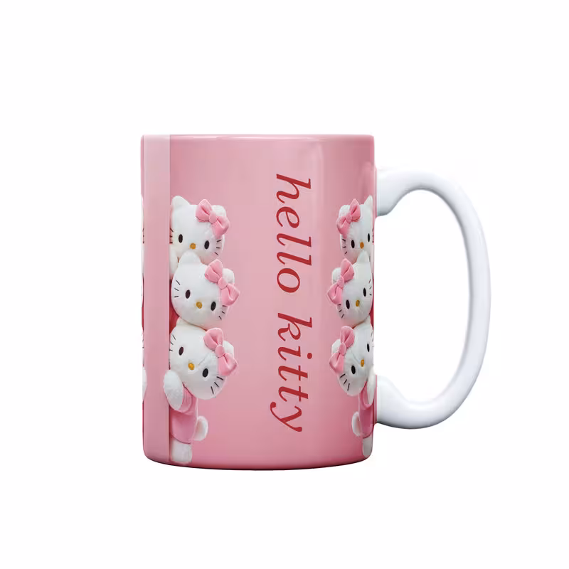 ماگ مدل عروسکی طرح Hello Kitty کد 354
