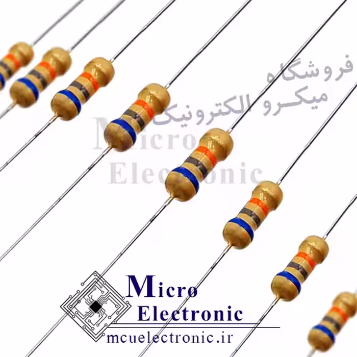مقاومت 68K اهم 1/4 وات بسته ی 50 عددی