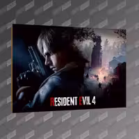 تخته شاسی طرح Resident Evil 4 Key Art MDF-111