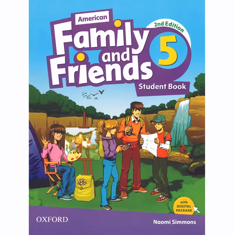 کتاب 5 American Family and Friends اثر Naomi Simmons انتشارات Oxford