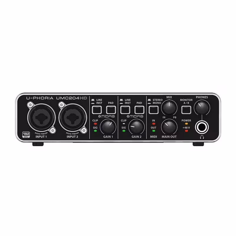 کارت صدا بهرینگر مدل U-Phoria UMC204HDBehringer U-Phoria UMC204HD Audio interface