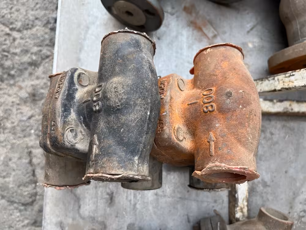 شیر خودکار یه طرفه 1 اینچ  ساکت ولد کلاس 800 از جنس  STEM F316 SEAT F316 DISC F316 BODY A105N