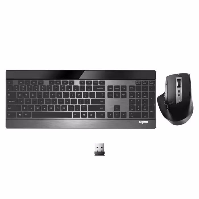 کیبورد و ماوس بی سیم رپو مدل 9900M