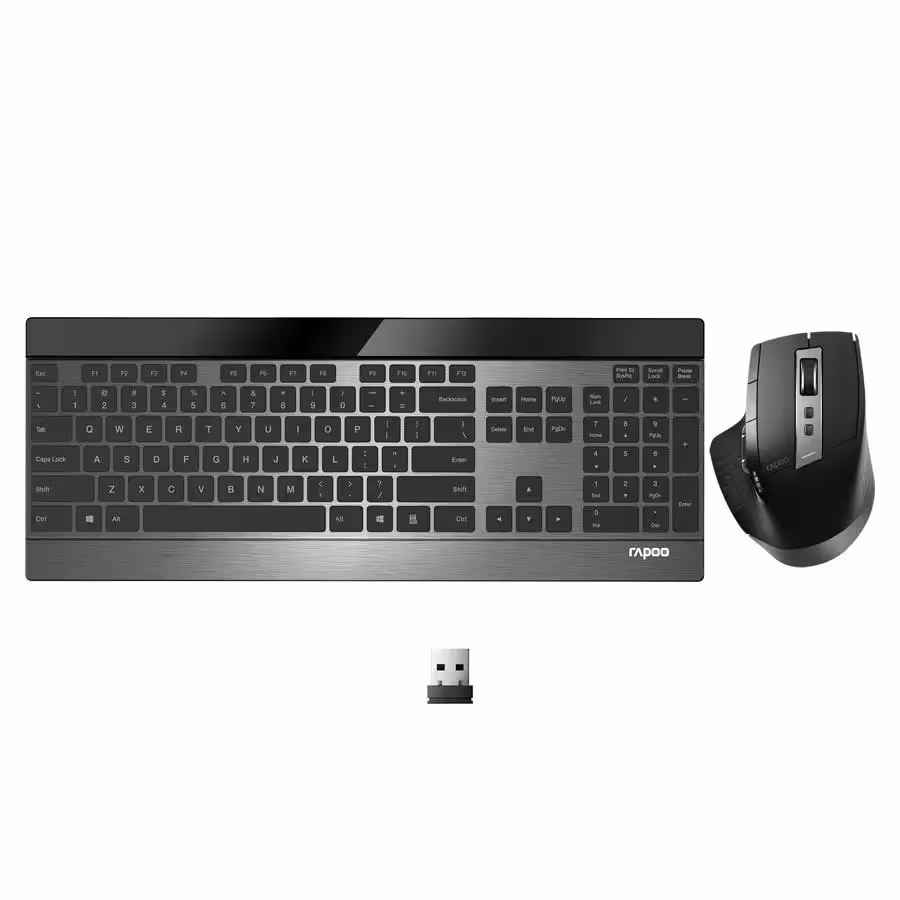 کیبورد و ماوس بی سیم رپو مدل 9900M