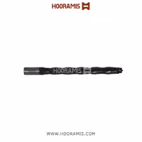 مته چهارکاناله 12*150*120*12 از جنس  Solid Carbide با رزوه درشت جهت فرزکاری  و شیارزنی درپروفیلهای uPVC  در دستگاه Artikon-Setino