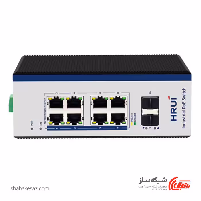 قیمت و خرید سوئیچ صنعتی اچ ار یو ای HRUI HR600-AFGM-82S - شبکه ساز