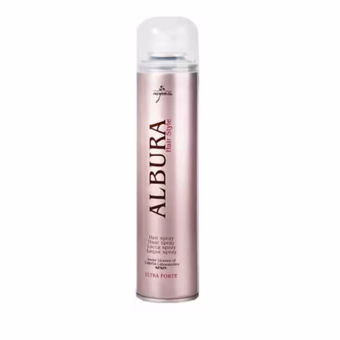 اسپری چسب مو آلبورا مدل Ultra Forte حجم 400 میلی لیتر