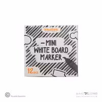 ماژیک وایت برد مینی گرد مشکی اسکول فنز کد922207-2