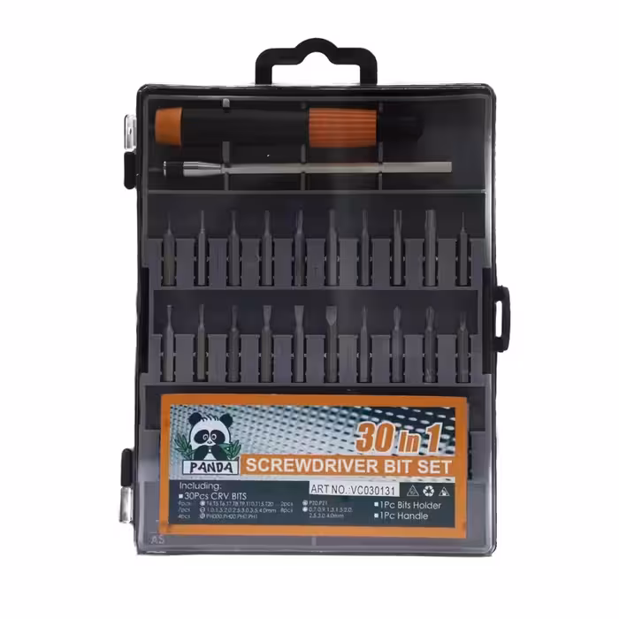 پیچ گوشتی ساعتی 30 پارچه پاندا