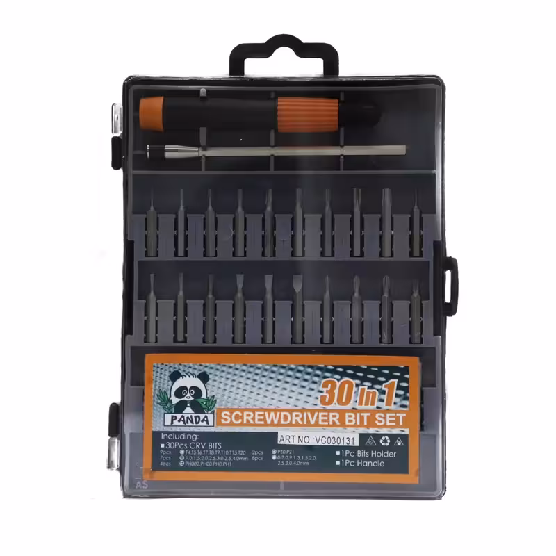 پیچ گوشتی ساعتی 30 پارچه پاندا