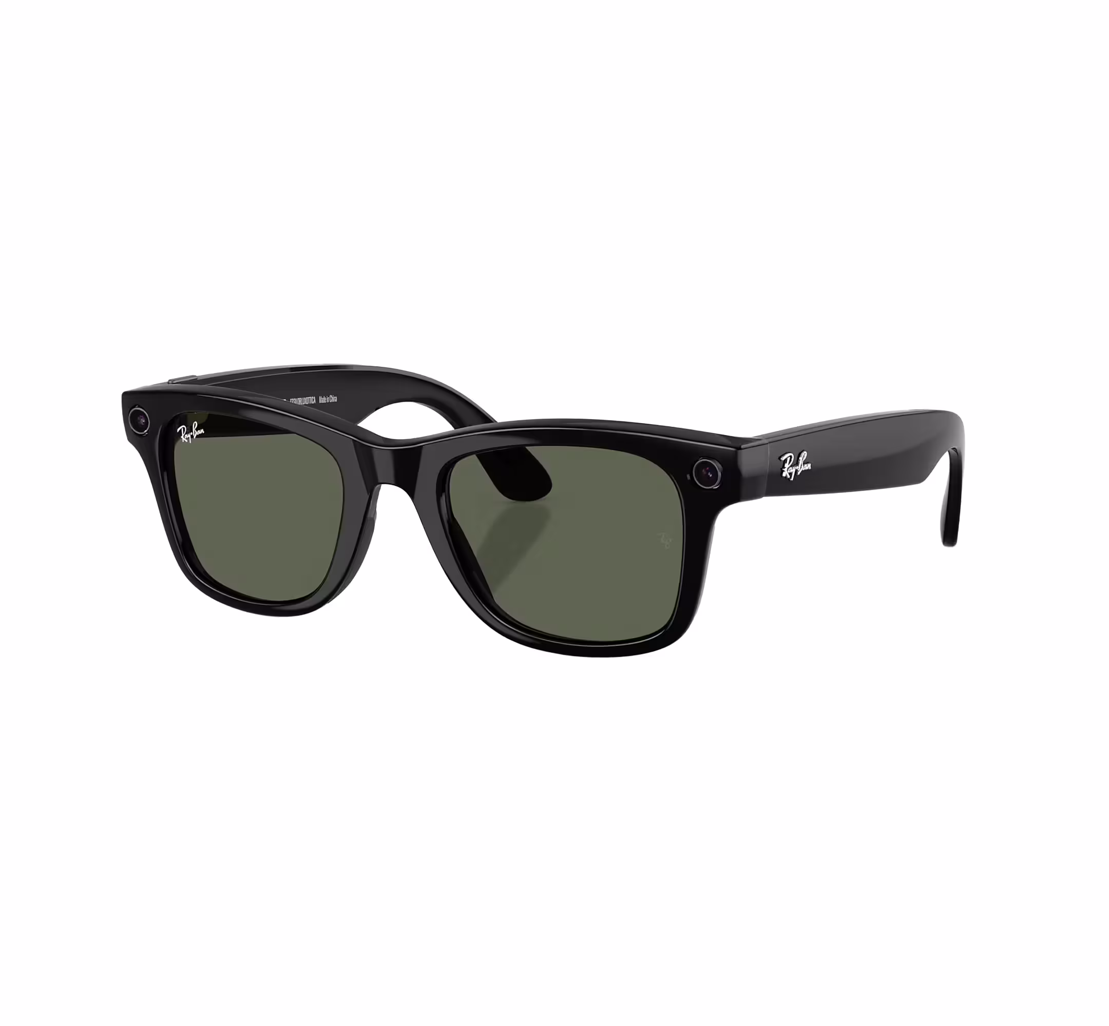 عینک هوشمند ری بن مدل Ray-Ban Meta Wayfarer (Gen 2) Frame Matte Black Lens G-15 Green