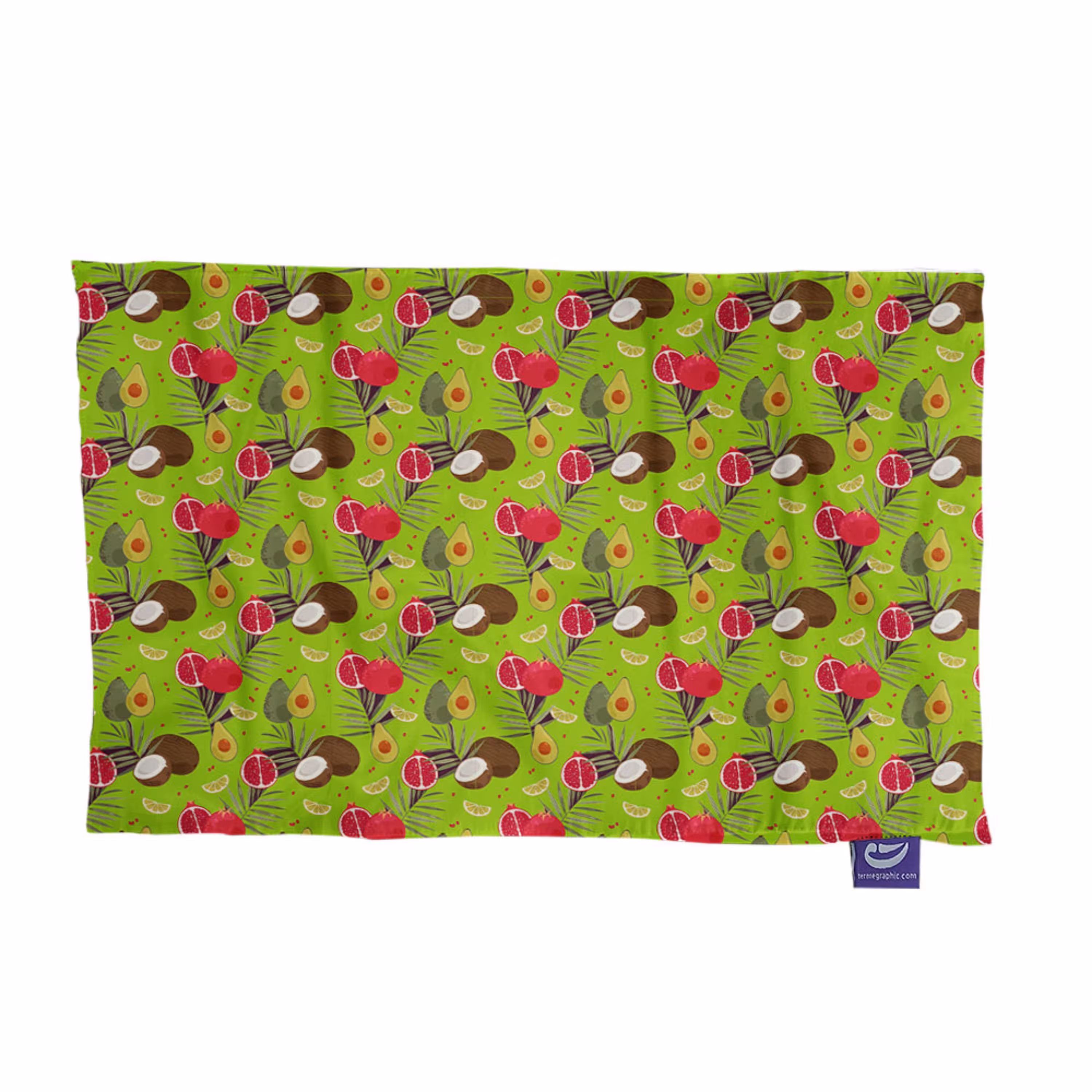 پارچه کادویی ترمه طراحان ایده مدل میوه های یلدایی کد cfp1740-1