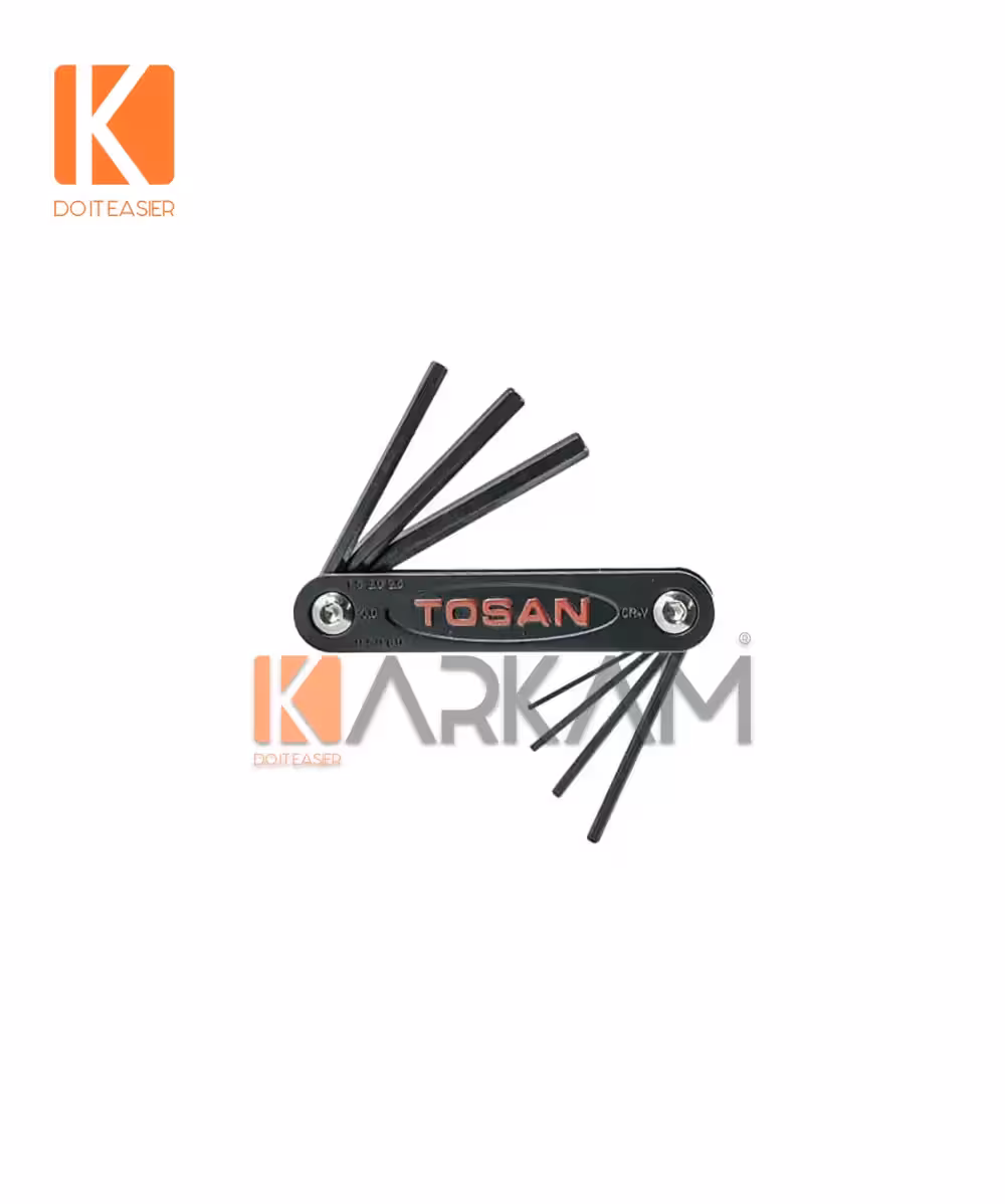 آچار آلن تاشو توسن T726-N156