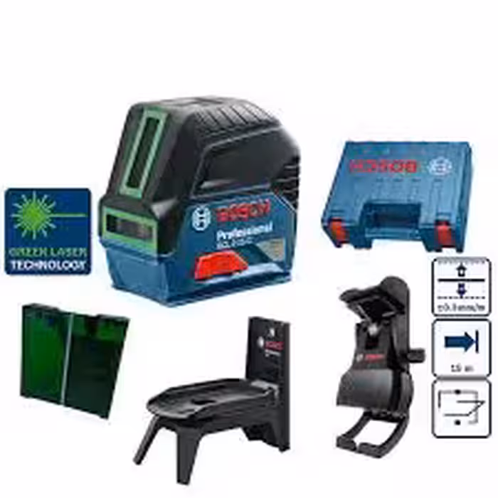 تراز لیزری بوش gcl 2-15 g box نور سبز