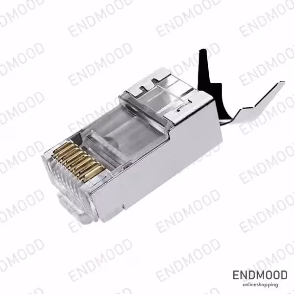 کانکتور Cat6A STP دنباله دار شانه ای کی نت پلاس KP-NC6AS20