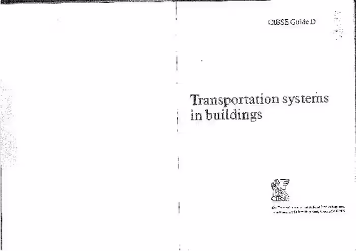 خرید و دانلود نسخه کامل کتاب Transportation systems in building