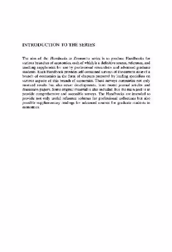 خرید و دانلود نسخه کامل کتاب Handbook of Mathematical Economics, Volume 3