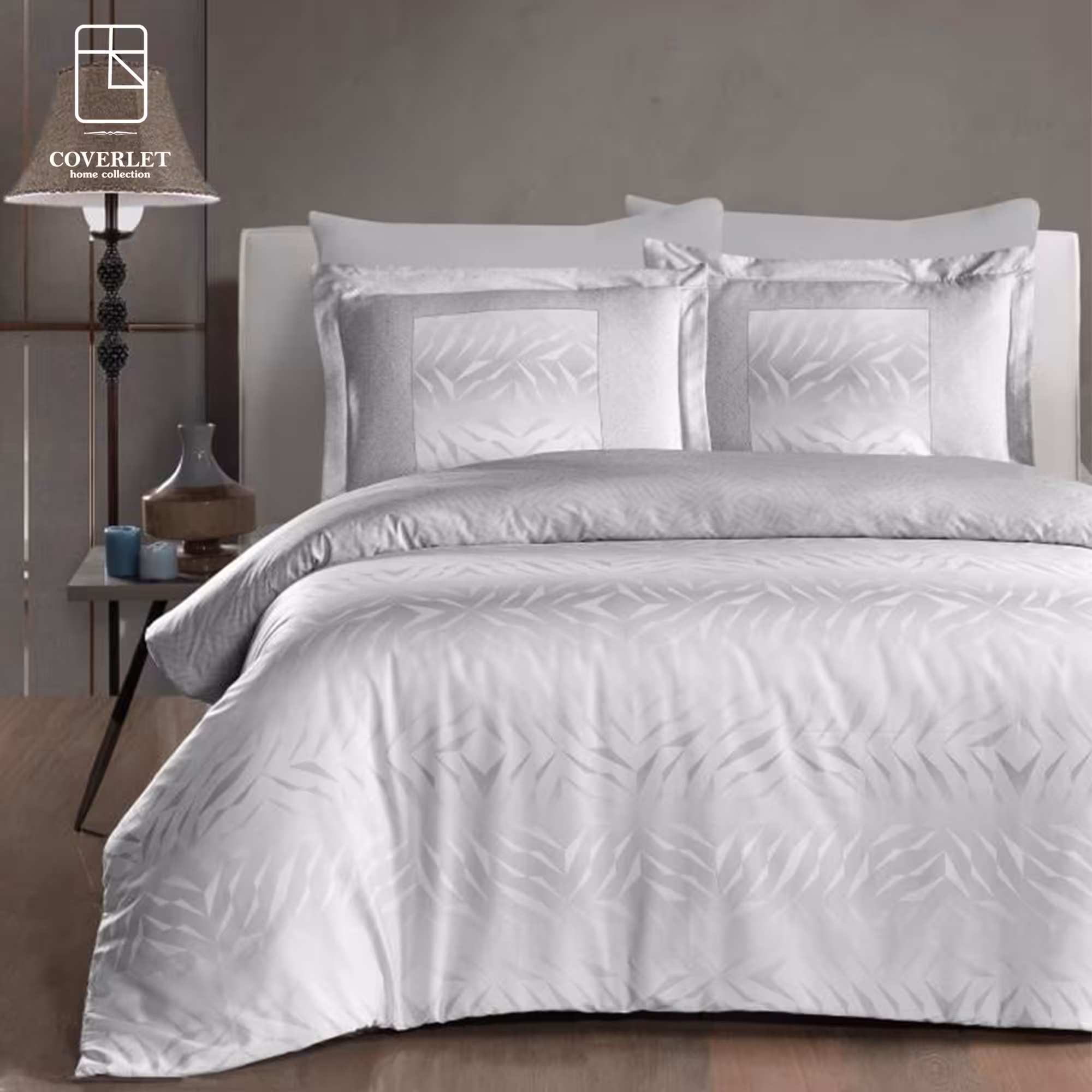 روتختی طوسی گل برجسته مدل DUFF