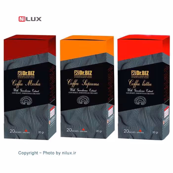 پکیج قهوه های فوری دکتر بیز به همراه عصاره قارچ گانودرما وزن 400 گرم